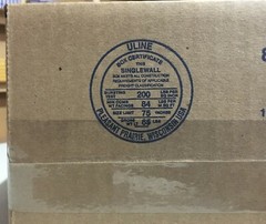 SHIPPING BOXES – 8 x 6 x 4″ Corrugated Boxes, 200 lb. test, Pack of 5