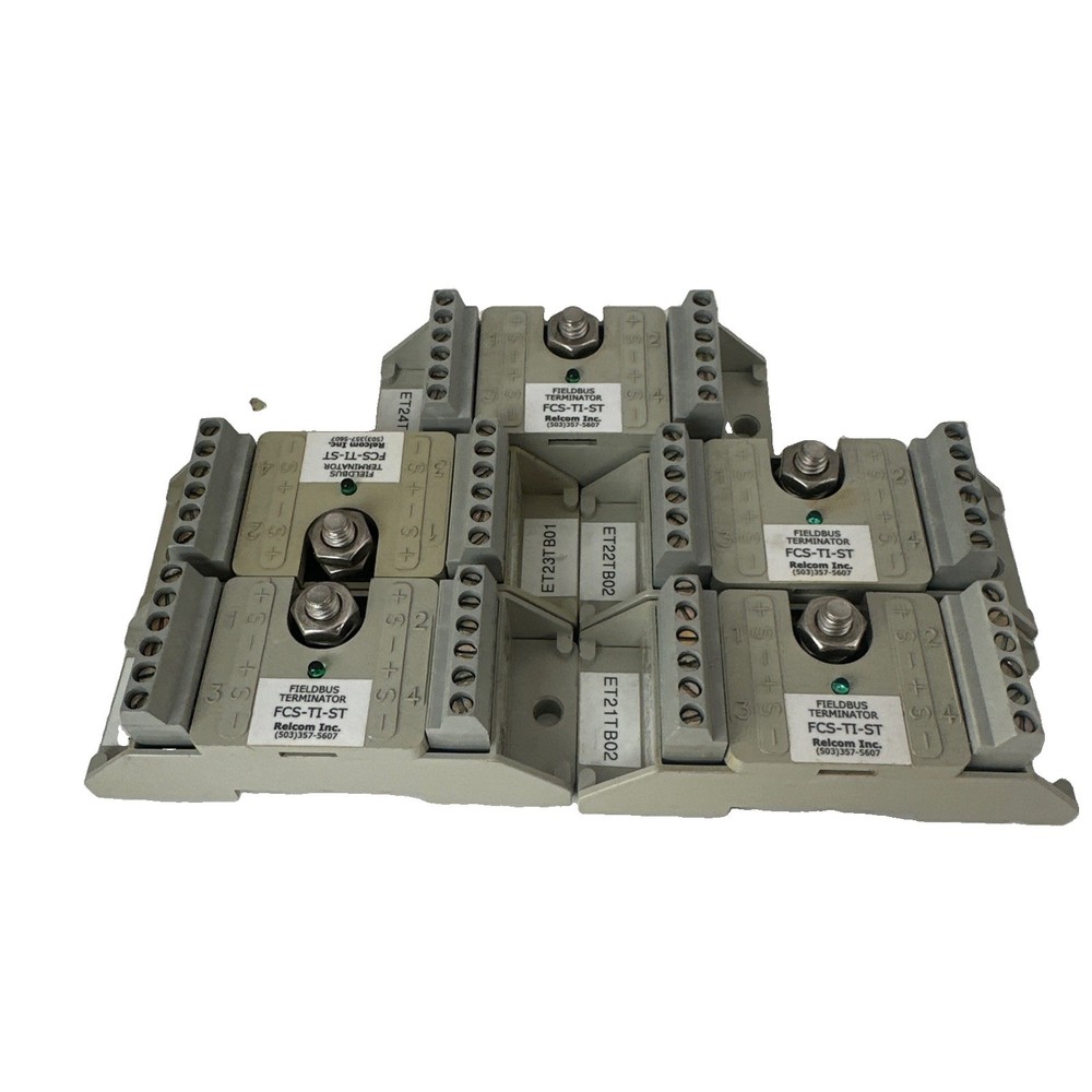 RELCOM FCS-TI-ST ISOLATING TERMINATOR W/ SCREW TERMINALS (LOT OF 6)