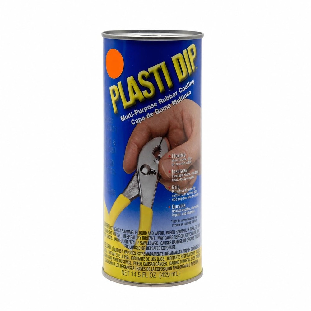 Plasti Dip Original Dip Can, Blaze Orange, 14.5 fl oz, Multi-Purpose Rubber C…
