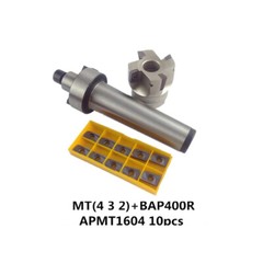 End Face Milling Cutter Durable Carbide Inserts CNC Drilling Center Tool Holder