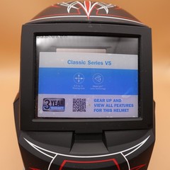 Miller Classic Series VS Auto Darkening Welding Helmet Digital Black Red Graphic