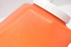 Simport Scientific 3 Liter Orange HDPE Bottles Lot Of 3 Laboratory Jugs Canada