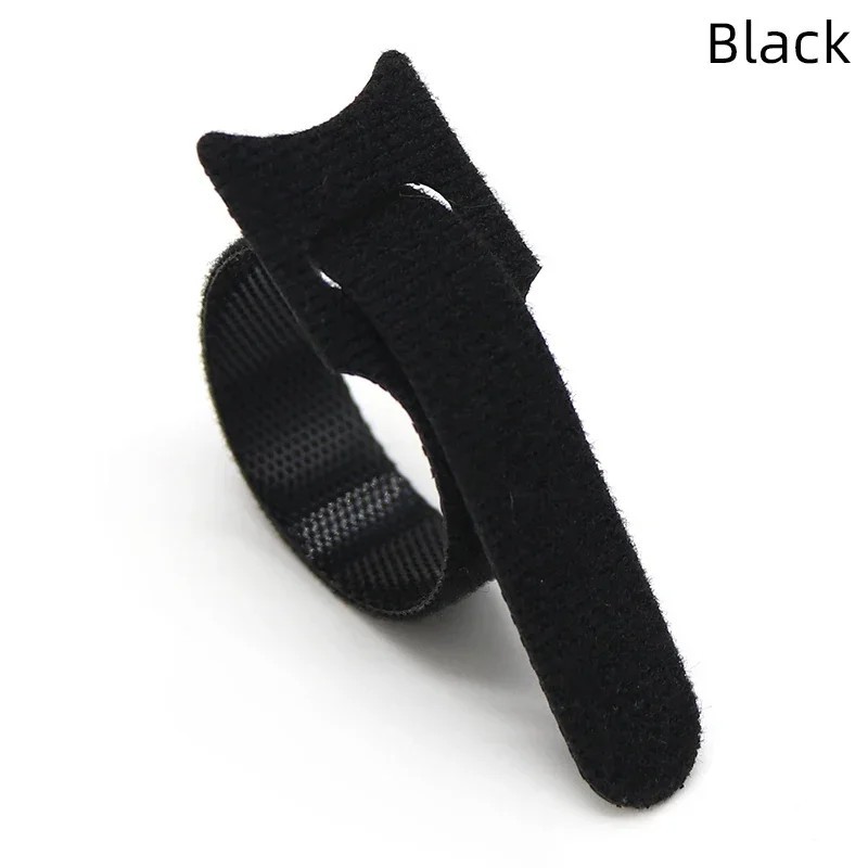 Reusable 10-100Pcs Hook and Loop Cable Ties Fastening Organizer DIY Cord Straps●