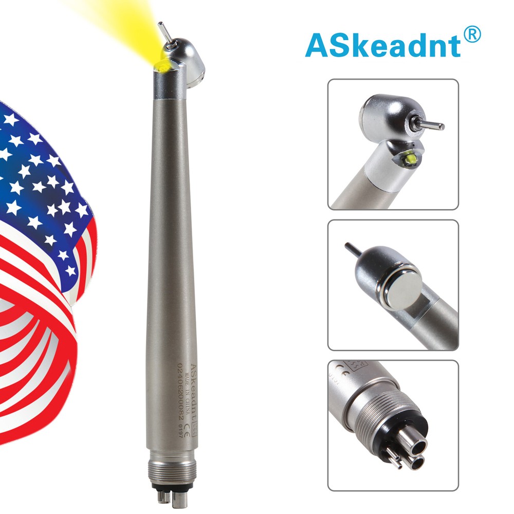 45° Surgical NSK PANA MAX Style Dental Pieza de mano alta velocidad 4Hole Borden