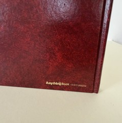 Vintage Anything Book™️ Hardcover Blank Journal Unlined Unruled Sketch Art Deco