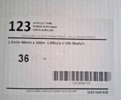 36 Rolls – VIBAC® BOPP BOX SEALING TAPE 123