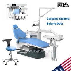 FDA Unidad de Silla Dental Sillon Motor DC Cuero Duro PU TJ2688-A1