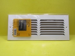 Everbilt 12′ x 4′ Air Return Grill White 327 579 Brand New