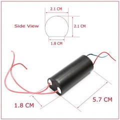 2Pcs DC 3v-6v to 400kV 400000V Boost Step-up Power Module High-voltage Generator