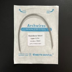 20 Packs Dental Orthodontic Stainless Steel Arch Wires Round Ovoid Form Wire