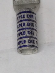 BURNDY YAZV282TC38FX 4/0 Copper Lug PURPLE DIE 15