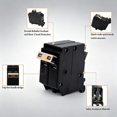 Upgrade 2100 2-Pole 100 Amp Circuit Breaker for Cutler Hammer Load Centers