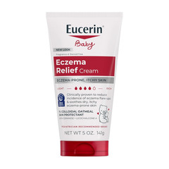 Baby Eczema Relief Body Cream, Steroid & Fragrance Free for 3+ Months of Age, 5