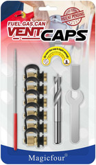 Magicfour Fuel Gas Can Vent Caps, 6 Pack Fuel Gas Tank Vent Caps Gas Can Replace