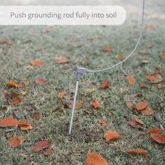 Grounding Rod Copper-Plated Stainless Steel 40ft Cord – Easy Outdoor Earthing