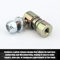 Throttle Disconnect, Quick Release Ball Joint, 1/4-28 in Female Thread, with Spr