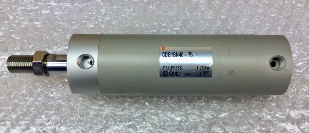 SMC CDG1BN40-75 40MM ROUND BODY CYLINDER 75MM STROKE 145 PSI NEW NO BOX