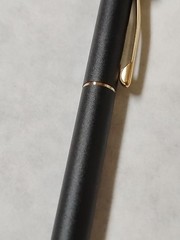 Cross Black Matte Pen & Pencil Set-Miller Genuine Draft Emblem Tested
