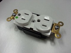 (10 pc) Tamper Resistant Duplex Receptacles 15A Hospital Grade White 15 Amp TR