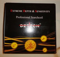 Used DETECH 12.5 “DD COIL FOR MINELAB SD/GP/GPX series of Metal Detectors