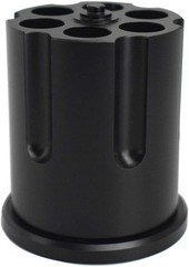 Rotating Revolver Pen Holder, Aluminum Gun Cylinder Pencil Holders, Men Desktop