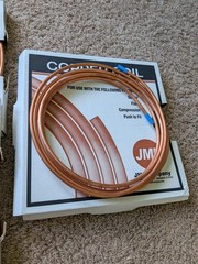 1/4 in. OD X 20 ft Copper Type Utility Coil Tubing 5 packs – 8.5 pounds