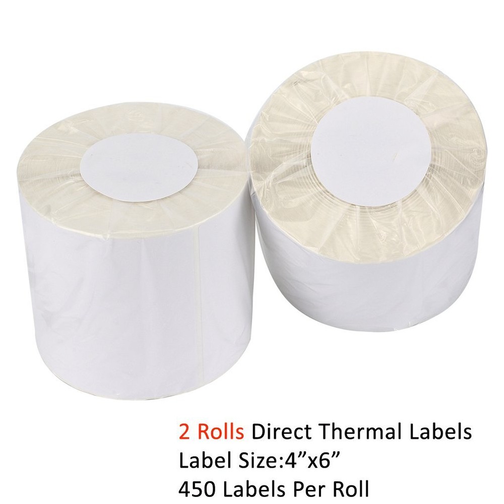 450/Roll 4×6 Direct Thermal Shipping Label Zebra ZP450 Eltron 2844 Free Shipping