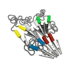 10 Pack Patient Bib Clips Chains Napkin Holder Assorted Color Dental Tattoo