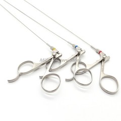 Φ1.6 ( 5 fr ) x 370 mm Semi Rigid Hysteroscopy Foreign Body Biopsy Scissors