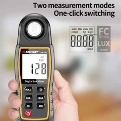 Light Lux Meter LCD photometer Illuminometer Luminometer 200,000Lux Temp light