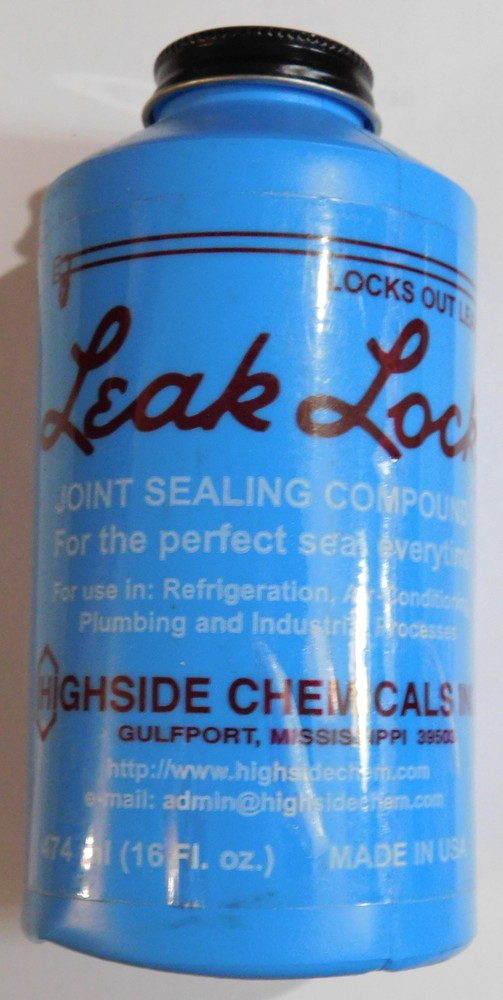 Highside Chemicals 10016 Leak Lock Pipe Joint Sealant (16 Oz. Brush-Top Jar)