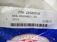 ALLISON PARTS OIL SEAL 29545518