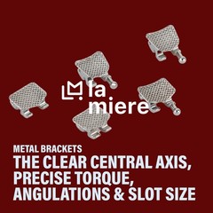 LA MIERE 200PCS Teeth Model Braces, Typodont Brackets, 0.022 MINI MBT