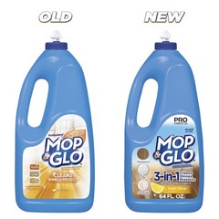 Mop & Glo Professional Multi-Surface Floor Cleaner, 64 Fl Oz (Pack of 1), Tan