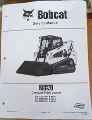 Bobcat T590 Track Loader Service Manual Shop Repair Book 2019 Version – 6990693