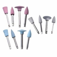 50X Dental Composite Polishing Burs Kit RA Silicone Polisher 2.35mm Contra Angle