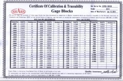 SHARS RECTANGULAR GAGE BLOCK SET 81 PC .05-4″ AS-0 GRADE W/ NIST CERTIFICATE L}