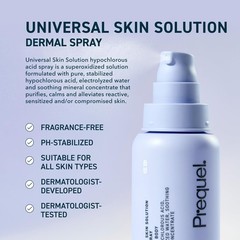 Prequel Skin Universal Skin Solution Hypochlorous Acid Spray For Face And Body.