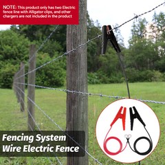 Electric Fence Controller Charger Kits For Animal Cattle Poultry Supplies