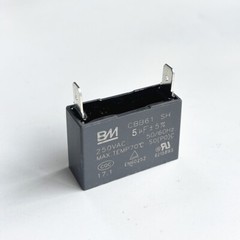 CBB61 250V 1.5/4/5/6/8/10/12/15/20/30/40/25 UF Fan Motor RUN Capacitor 2 PINS