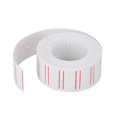 20 Rolls Price Labels Gun Paper Tag Sticker for MX-5500 Labeller White Red Line