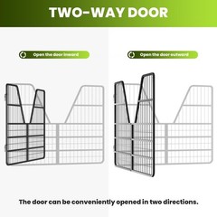 Horse Stall Guard 52″×42″ Horses Ponies Stables Heavy-Duty Coated Steel Horse