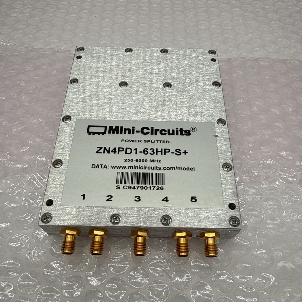 Mini-Circuits ZN4PD1-63HP-S+ 250-6000 MHz POWER SPLITTER