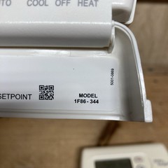 2X Emerson 1F86-344 Non-Programmable Thermostat for Single-Stage Systems