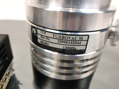 Leybold Turbovac 50 Turbomolecular Pump 85401 TMP50 w Turbotronik NT12 & Cable