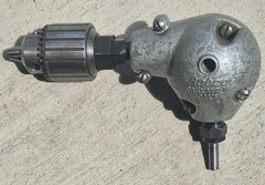 Vintage Babco 2T01 Right Angle Drill Drive Jacobs 7B Chuck w/ Genuine N1 Key USA
