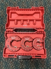 MILWAUKEE TOOLS 2471-20 COPPER TUBING CUTTER 12V CORDLESS W Clamp Keys