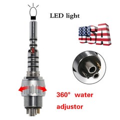 Dental LED Quick Coupler KAV 4 Hole / 6 Hole for KAVO Fiber Optic Handpiece