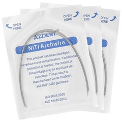 AZDENT Dental Orthodontic Niti Round Arch Wires Super Elastic Expanded 012-020