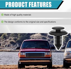 50 Pieces Door Trim Panel Retainer Clips Compatible with Ford F150 F250 F350 Mus